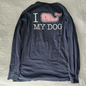 Vineyard Vines I Whale My Dog Longsleeve Pocket Tee XL